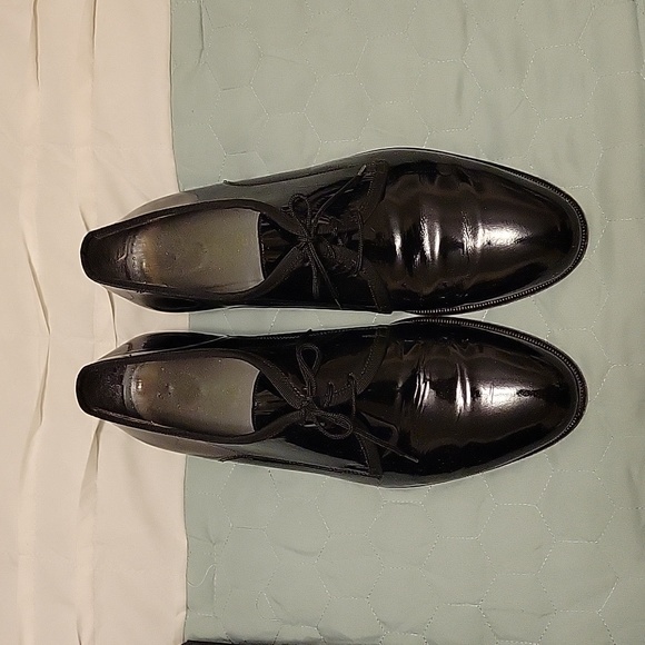 Vitorufolo Size 9 Black Patent Leather Men's Shoes - Picture 12 of 16